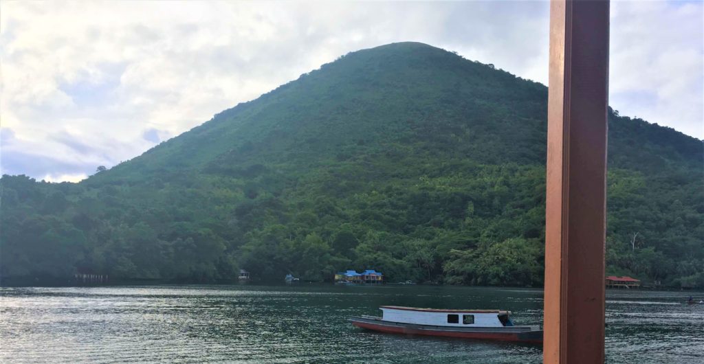 View of Banda Api from Bandanaira